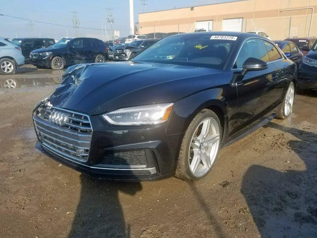 WAUTNAF56JA001976 - 2018 AUDI A5 PREMIUM BLACK photo 2