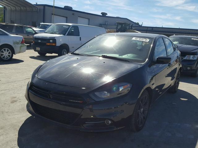 1C3CDFBB7GD635601 - 2016 DODGE DART SXT BLACK photo 2