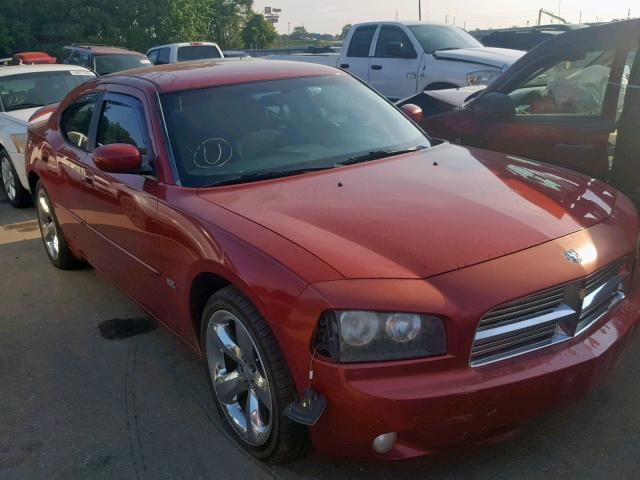 2B3CA3CV8AH196853 - 2010 DODGE CHARGER SX RED photo 1