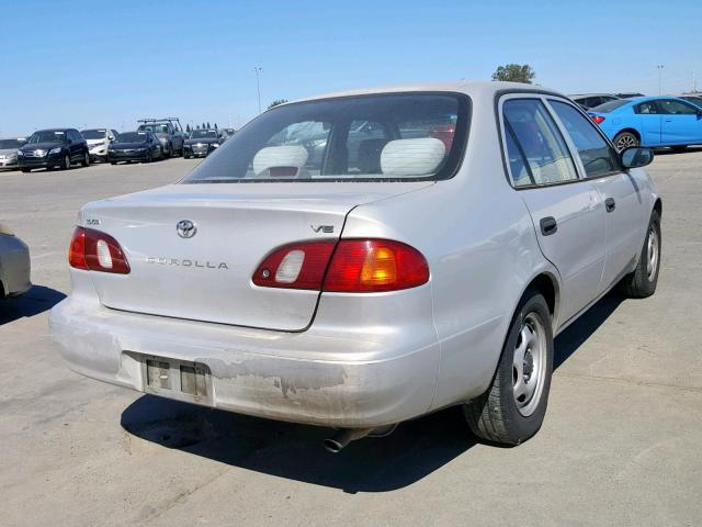 1NXBR12E8XZ290483 - 1999 TOYOTA COROLLA VE SILVER photo 4