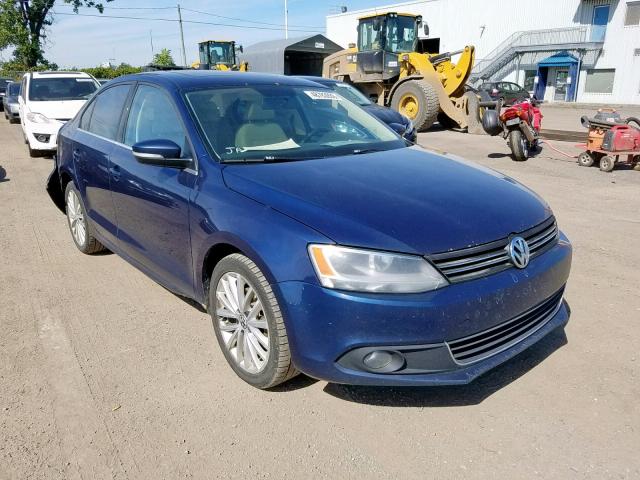 3VWLL7AJ7BM095660 - 2011 VOLKSWAGEN JETTA TDI BLUE photo 1