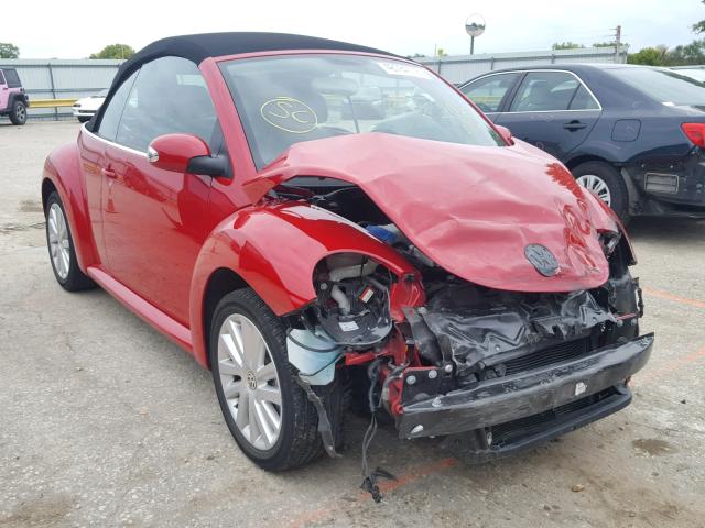 3VWRF31Y19M400989 - 2009 VOLKSWAGEN NEW BEETLE RED photo 1