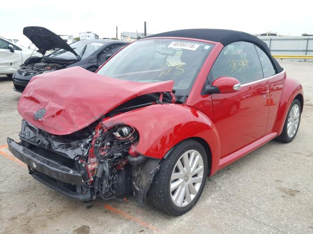 3VWRF31Y19M400989 - 2009 VOLKSWAGEN NEW BEETLE RED photo 2