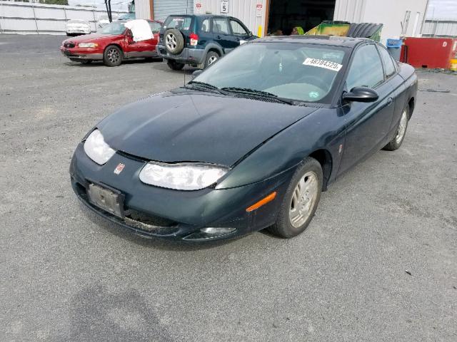 1G8ZR12791Z118049 - 2001 SATURN SC2 GREEN photo 2