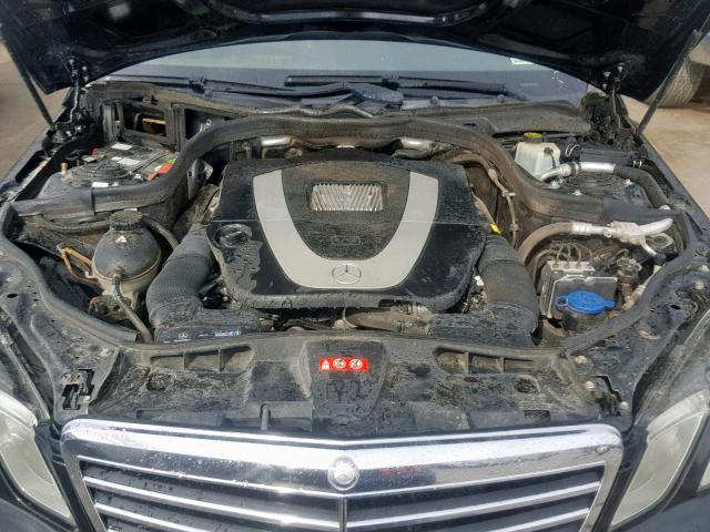 WDDHF5GB3AA229439 - 2010 MERCEDES-BENZ E 350 BLACK photo 7