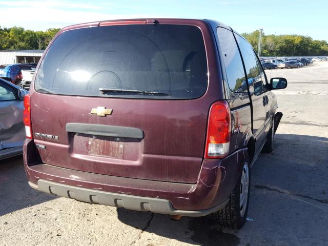 1GNDU23W57D182418 - 2007 CHEVROLET UPLANDER L 勃艮第红 照片 4