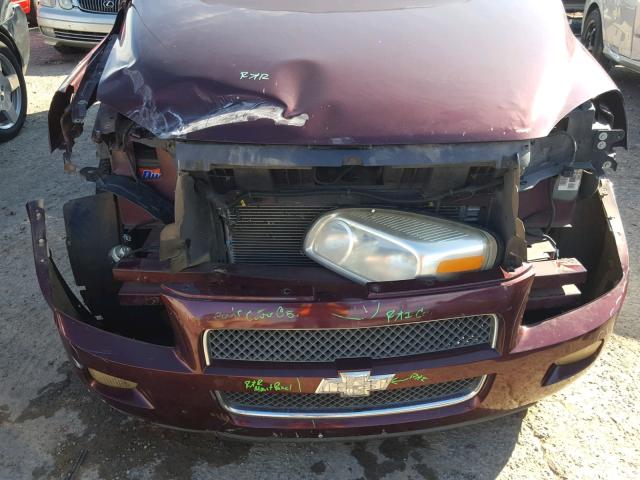 1GNDU23W57D182418 - 2007 CHEVROLET UPLANDER L 勃艮第红 照片 9