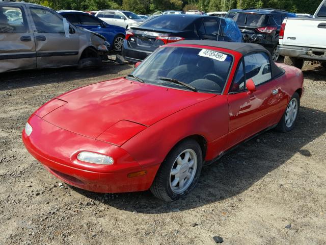 JM1NA351XL0145847 - 1990 MAZDA MX-5 MIATA RED photo 2