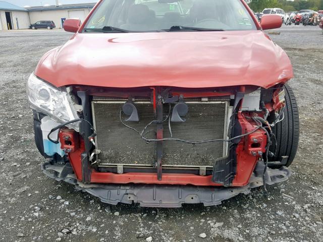 4T4BF3EK2BR153592 - 2011 TOYOTA CAMRY BASE RED photo 9