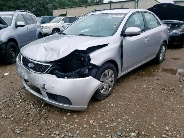 KNAFU4A2XD5716089 - 2013 KIA FORTE EX SILVER photo 2