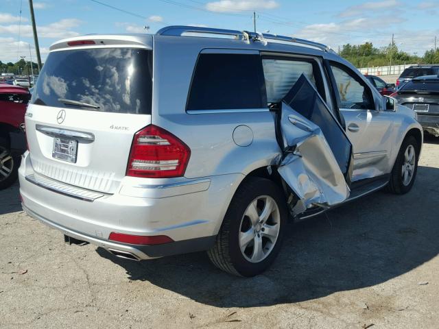 4JGBF7BE4BA750793 - 2011 MERCEDES-BENZ GL 450 4MA SILVER photo 4