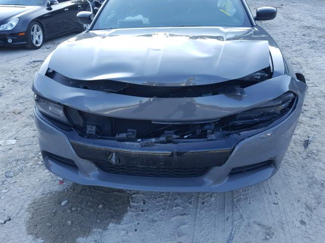 2C3CDXJG4HH538167 - 2017 DODGE CHARGER SX GRAY photo 9