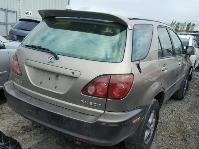 JT6HF10U9X0075498 - 1999 LEXUS RX 300 GOLD photo 4