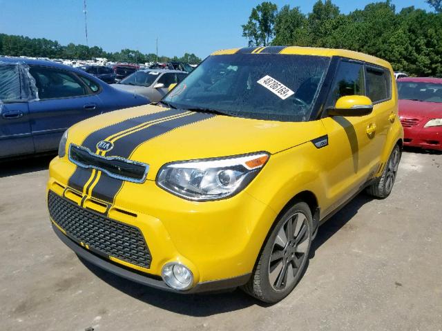 KNDJX3A59F7165217 - 2015 KIA SOUL ! Sarı foto 2
