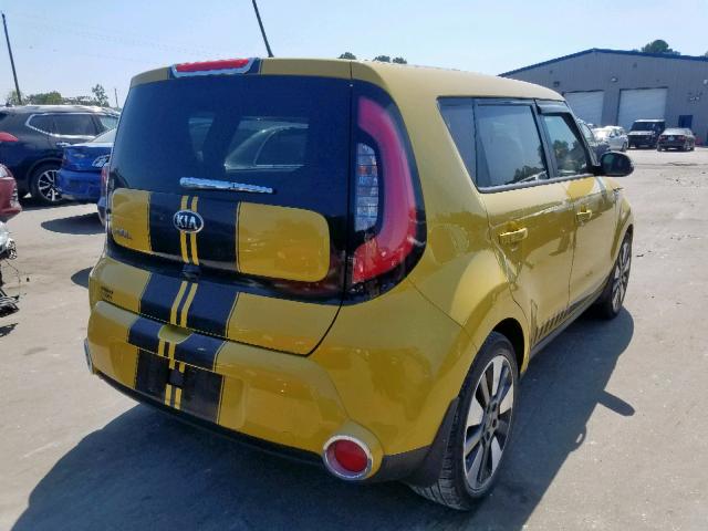 KNDJX3A59F7165217 - 2015 KIA SOUL ! Sarı foto 4