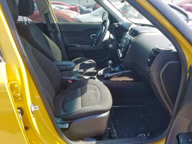 KNDJX3A59F7165217 - 2015 KIA SOUL ! Sarı foto 5