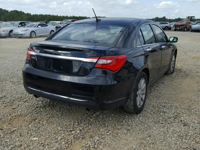 1C3CCBCG4DN559735 - 2013 CHRYSLER 200 LIMITE BLACK photo 4