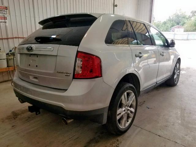 2FMDK4KC7BBB36973 - 2011 FORD EDGE LIMIT SILVER photo 4