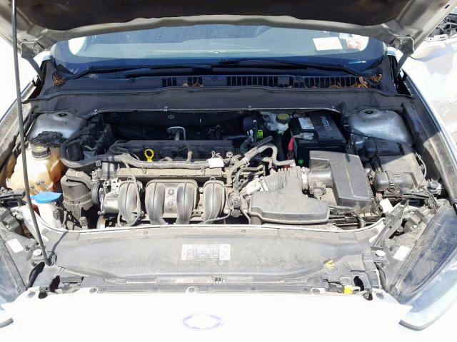 3FA6P0H76FR145761 - 2015 FORD FUSION SE SILVER photo 7