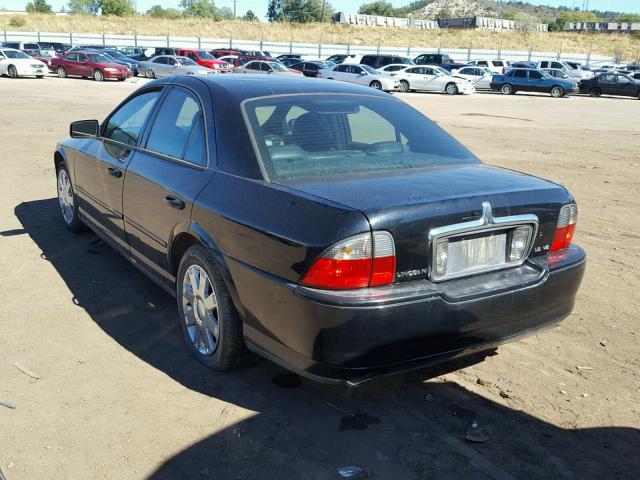1LNHM87A75Y657953 - 2005 LINCOLN LS BLACK photo 3