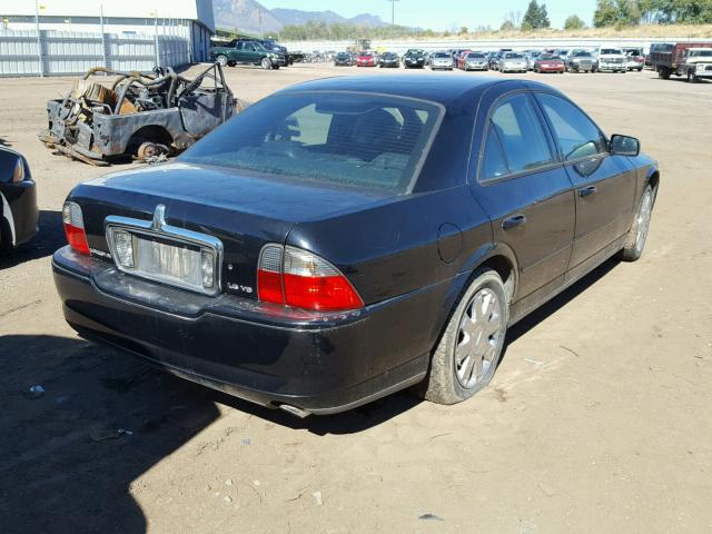 1LNHM87A75Y657953 - 2005 LINCOLN LS BLACK photo 4