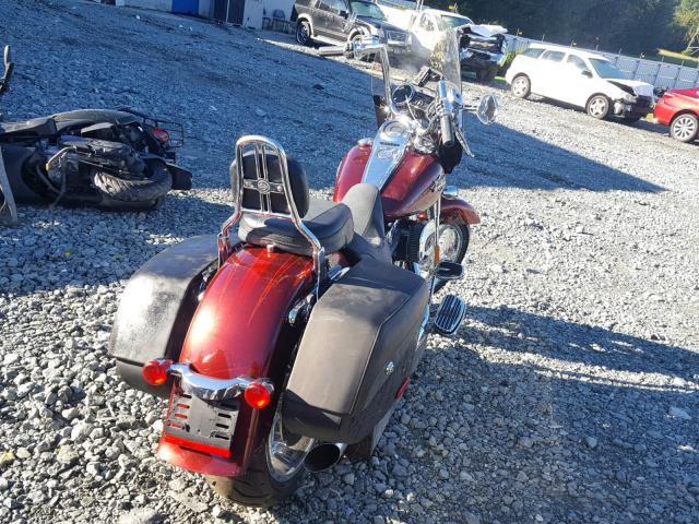 1HD1PY911CB954452 - 2012 HARLEY-DAVIDSON FLSTSE3 CV RED photo 4