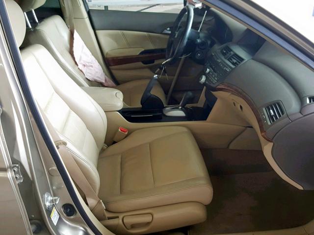 JHMCP26868C070547 - 2008 HONDA ACCORD EXL GOLD photo 5