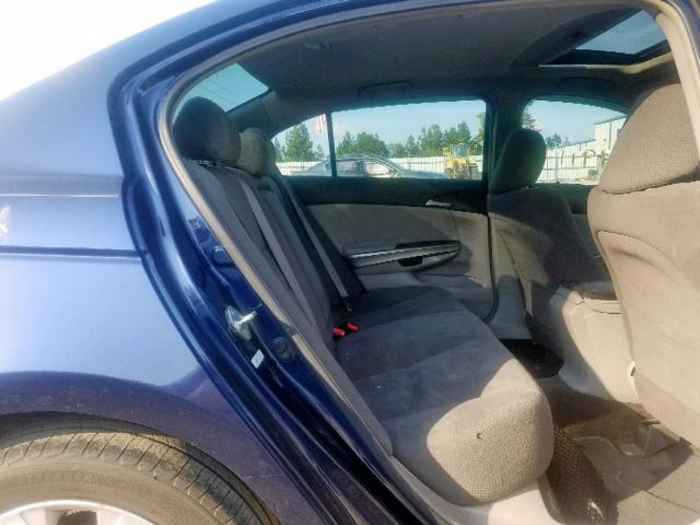 1HGCP36769A004898 - 2009 HONDA ACCORD EX BLUE photo 6