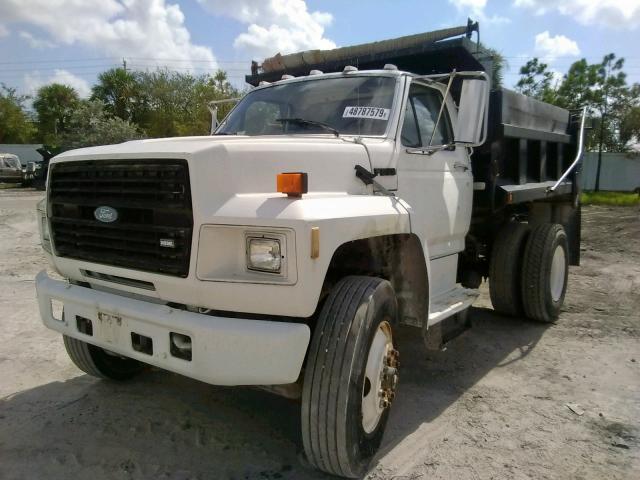 1FDXK84A9MVA22139 - 1991 FORD F800 F WHITE photo 2