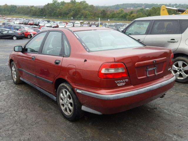 YV1VS2557YF516553 - 2000 VOLVO S40 RED photo 3