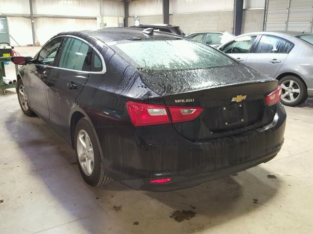 1G1ZB5ST0HF262947 - 2017 CHEVROLET MALIBU LS 黑色 照片 3