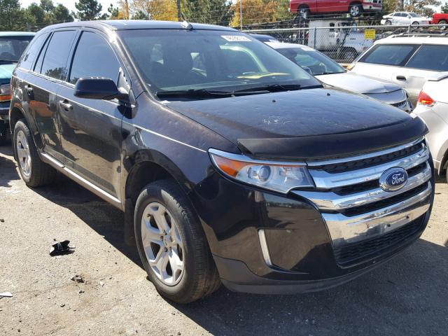 2FMDK4JC5DBA05206 - 2013 FORD EDGE SEL BLACK photo 1