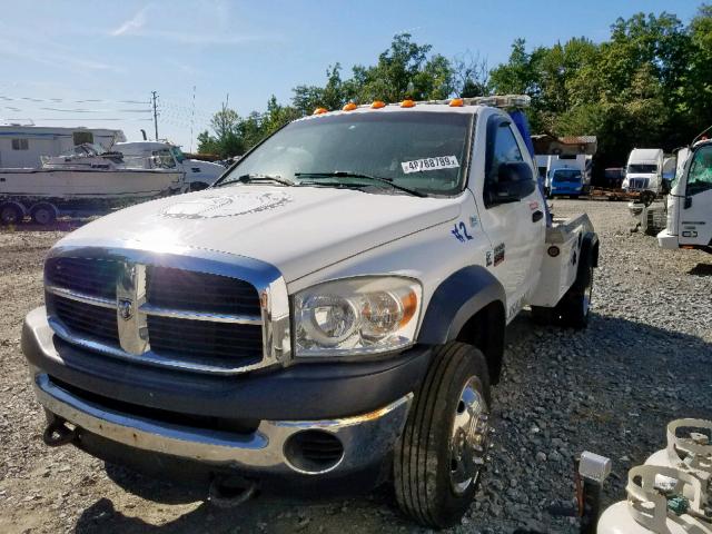 3D6WC66A18G197556 - 2008 DODGE RAM 4500 S WHITE photo 2