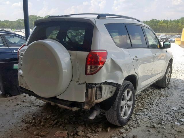 JTMZK31V785017907 - 2008 TOYOTA RAV4 LIMIT WHITE photo 4