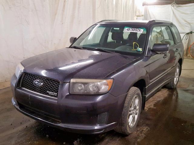 JF1SG66648G718095 - 2008 SUBARU FORESTER S GRAY photo 2