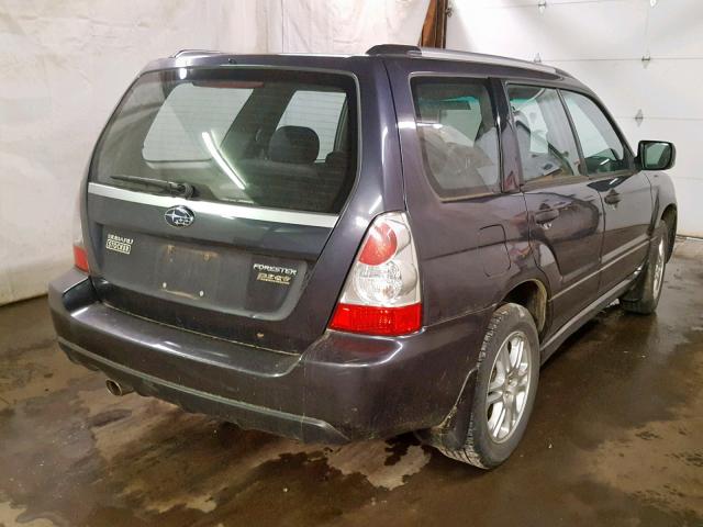 JF1SG66648G718095 - 2008 SUBARU FORESTER S GRAY photo 4