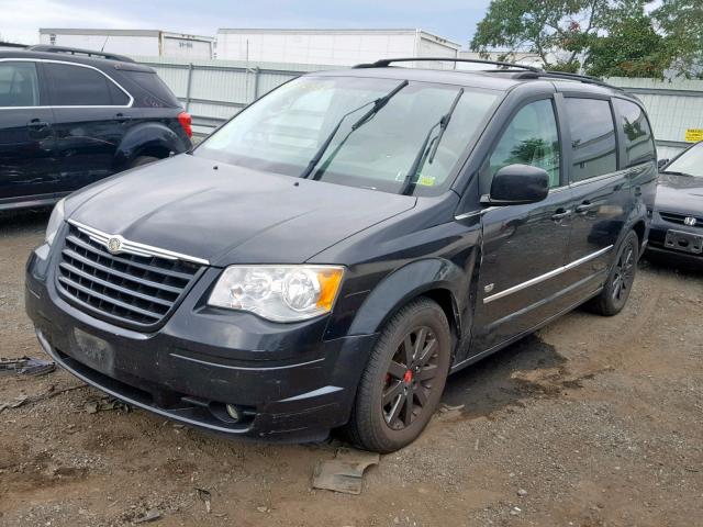 2A8HR54149R675399 - 2009 CHRYSLER TOWN & COU BLACK photo 2