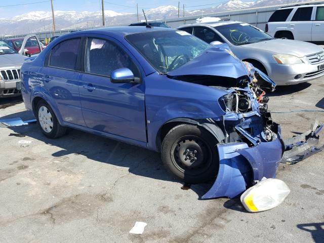 KL1TD56E99B330956 - 2009 CHEVROLET AVEO LS BLUE photo 1