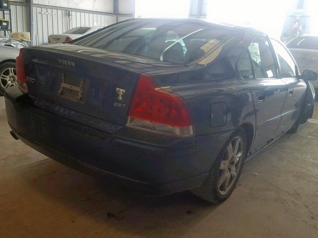 YV1RS592862538715 - 2006 VOLVO S60 2.5T BLUE photo 4