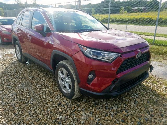 JTMRWRFV0KD501656 - 2019 TOYOTA RAV4 XLE BURGUNDY photo 1