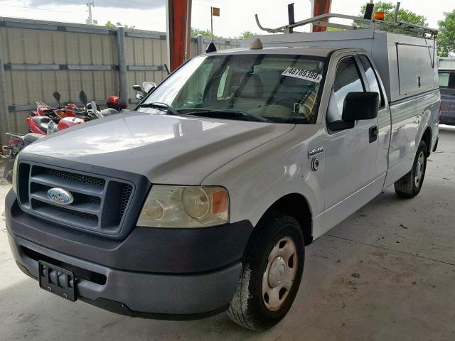 1FTRF12298KD93409 - 2008 FORD F150 WHITE photo 2