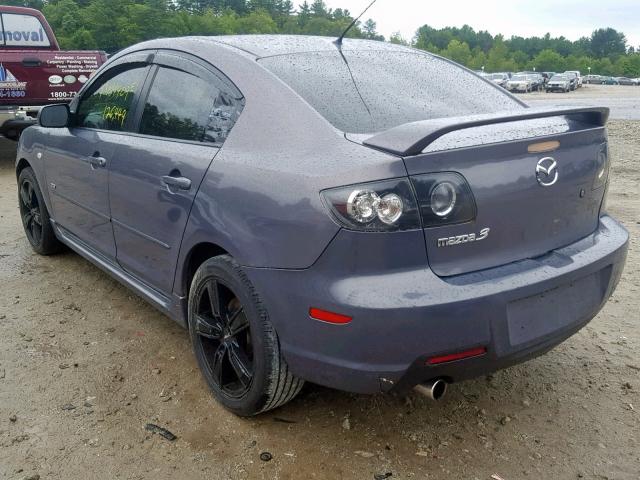 JM1BK324371610600 - 2007 MAZDA 3 S GRAY photo 3