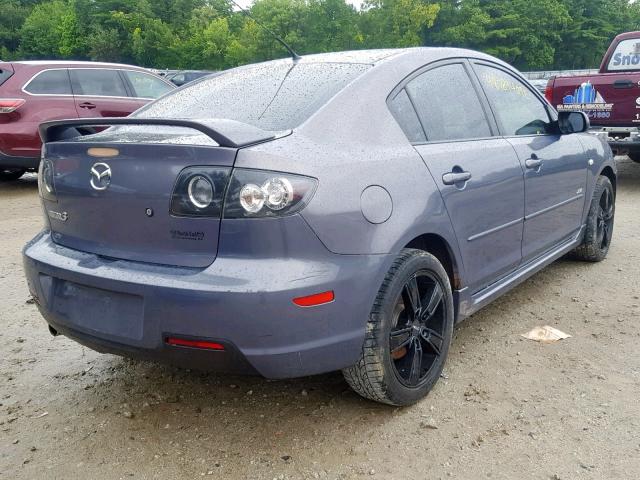 JM1BK324371610600 - 2007 MAZDA 3 S GRAY photo 4