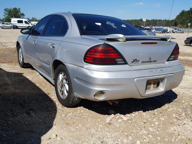 1G2NF52EX3C213765 - 2003 PONTIAC GRAND AM S SILVER photo 3