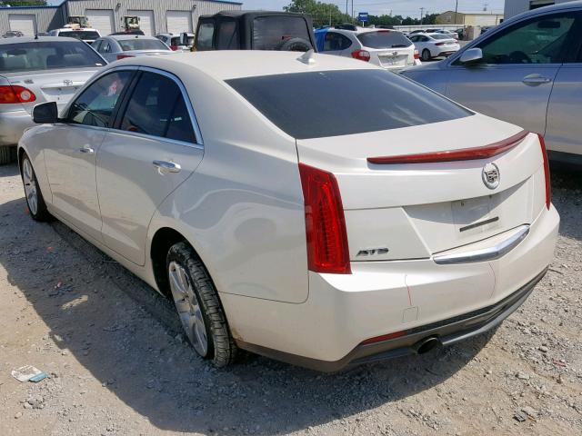 1G6AA5RAXD0174290 - 2013 CADILLAC ATS CREAM photo 3