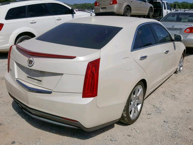 1G6AA5RAXD0174290 - 2013 CADILLAC ATS CREAM photo 4