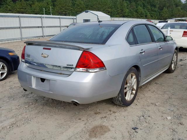 2G1WC5EM9B1179049 - 2011 CHEVROLET IMPALA LTZ SILVER photo 4