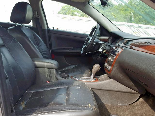 2G1WC5EM9B1179049 - 2011 CHEVROLET IMPALA LTZ SILVER photo 5