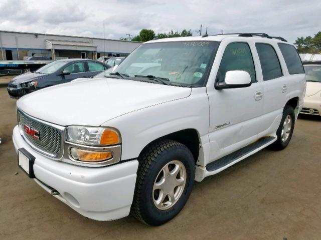 1GKEK63U43J340014 - 2003 GMC YUKON DENA WHITE photo 2