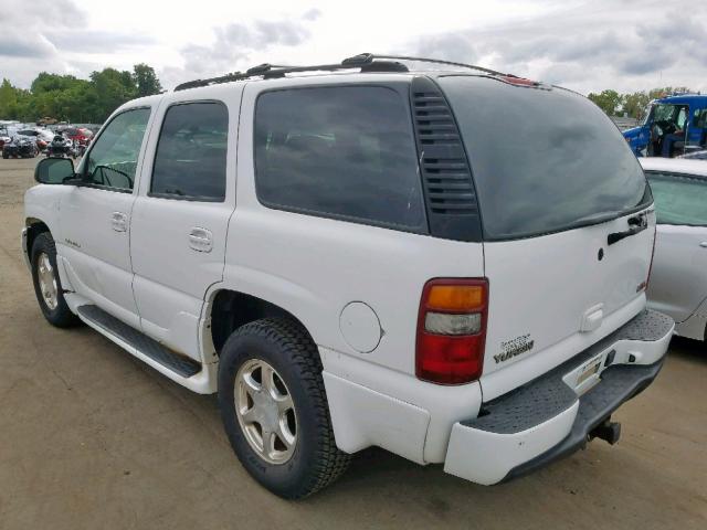 1GKEK63U43J340014 - 2003 GMC YUKON DENA WHITE photo 3